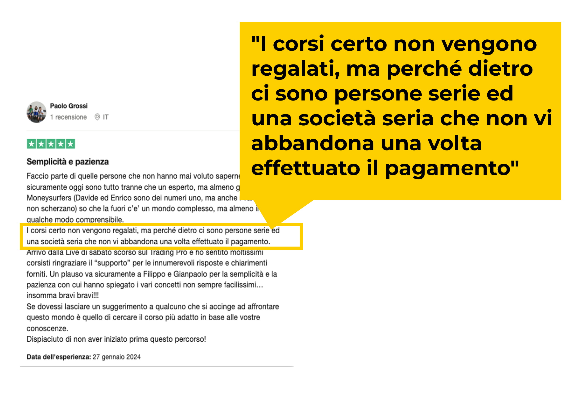 Recensione corsista