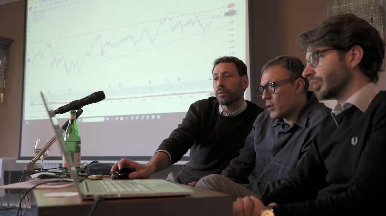 I trader Moneysurfers durante il workshop dal vivo